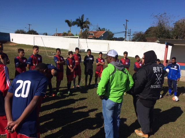 Ministering to Football Teams in Brazil Ministering to Football Teams in Brazil