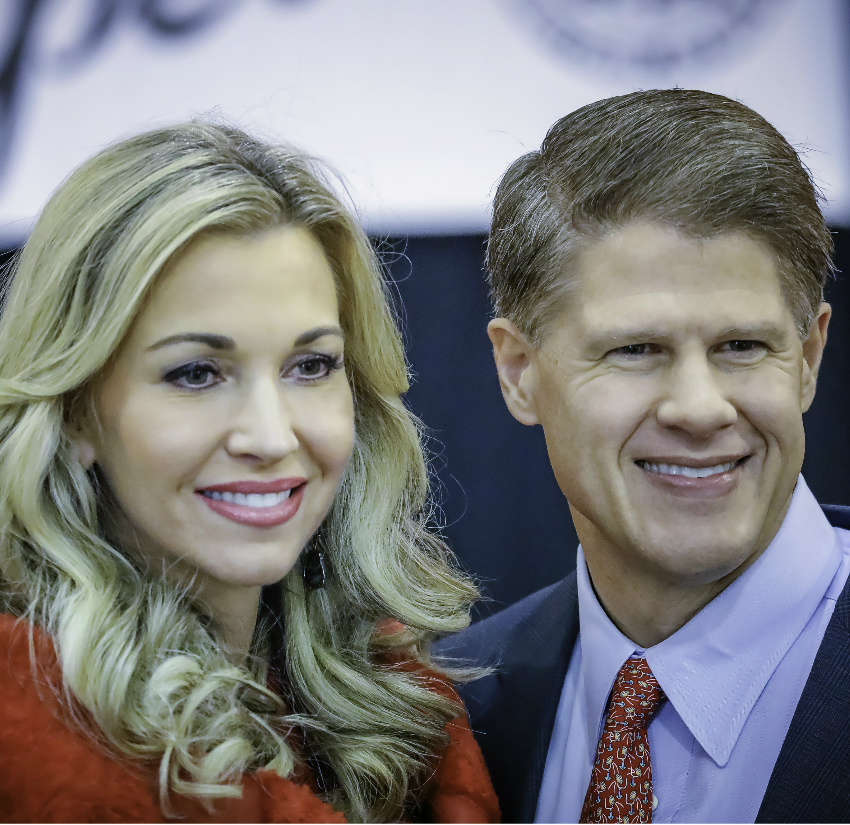 Tavia and Clark Hunt