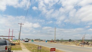 Damage from the tornado that struck Vilonia, Ar. 